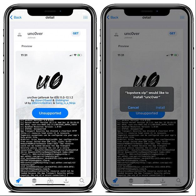 TopStore app for iOS