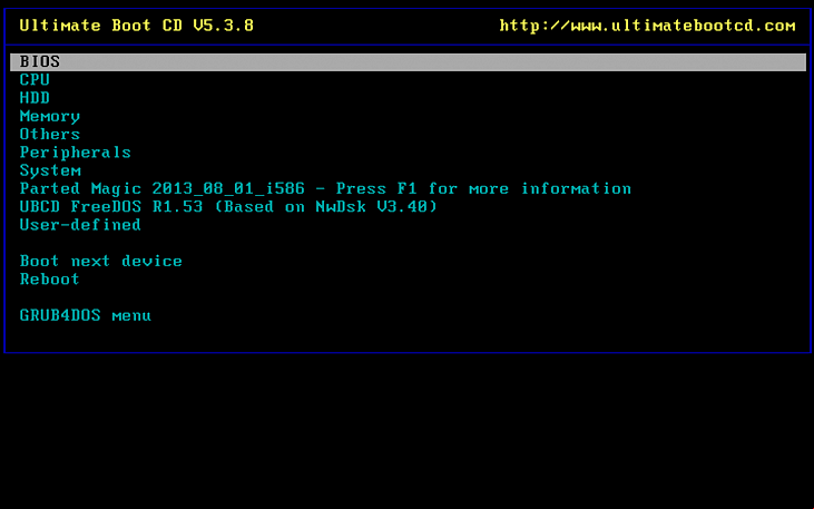 Ultimate Boot CD
