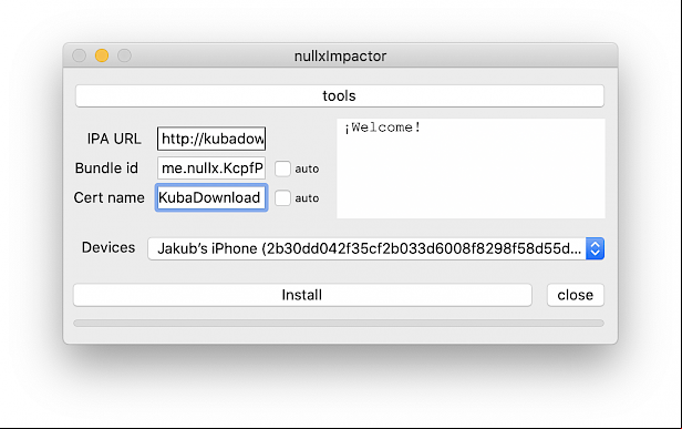 nullxImpactor is a Cydia Impactor alternative