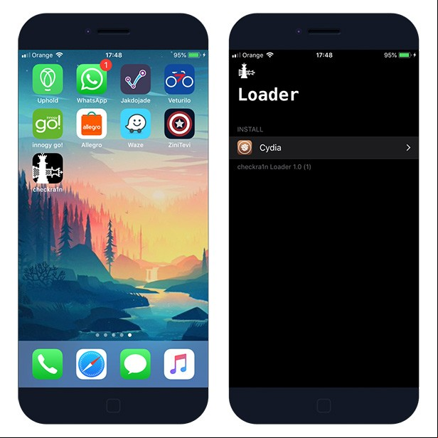 checkra1n jailbreak in iOS 12