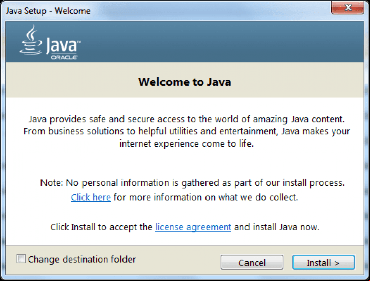 Java JRE 8 Update 161 (64-bit)