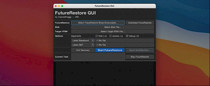 New FutureRestore GUI