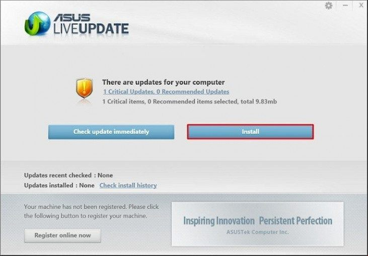 ASUS Live Update