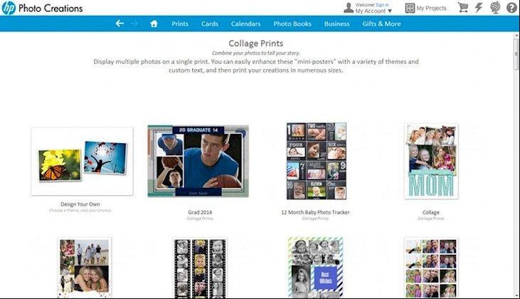 HP Photo Creations